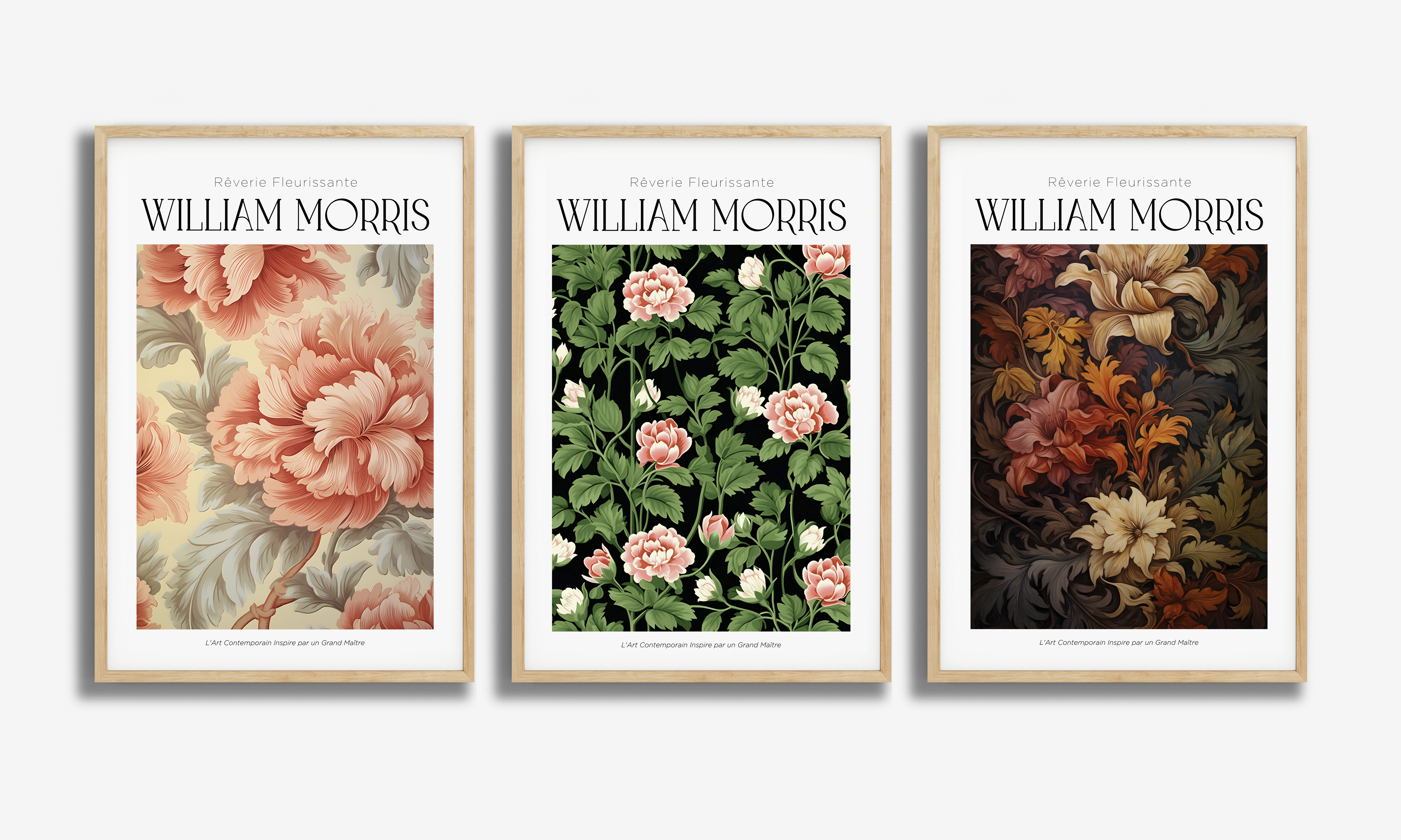 William Morris Poster Set - Set van 3