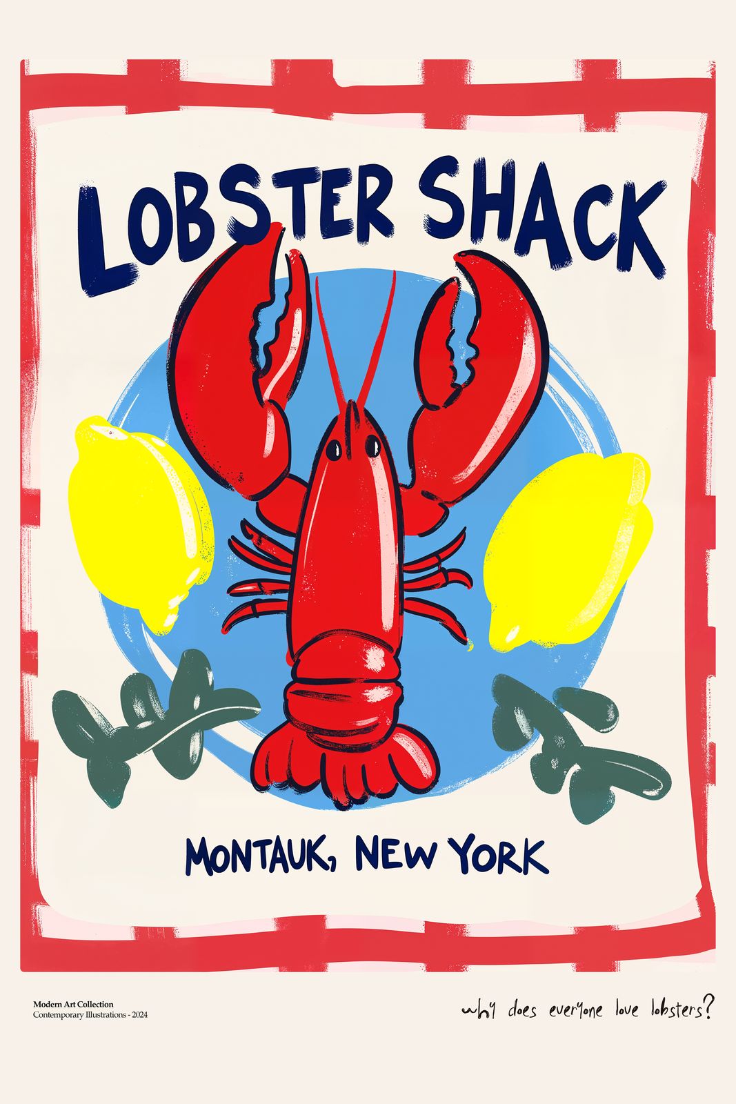 Poster - Lobster Shack Montauk