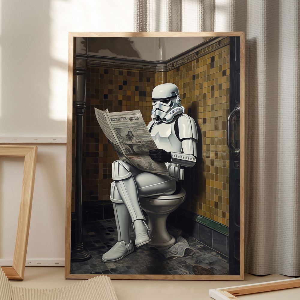 Stormtrooper Badkamerposter