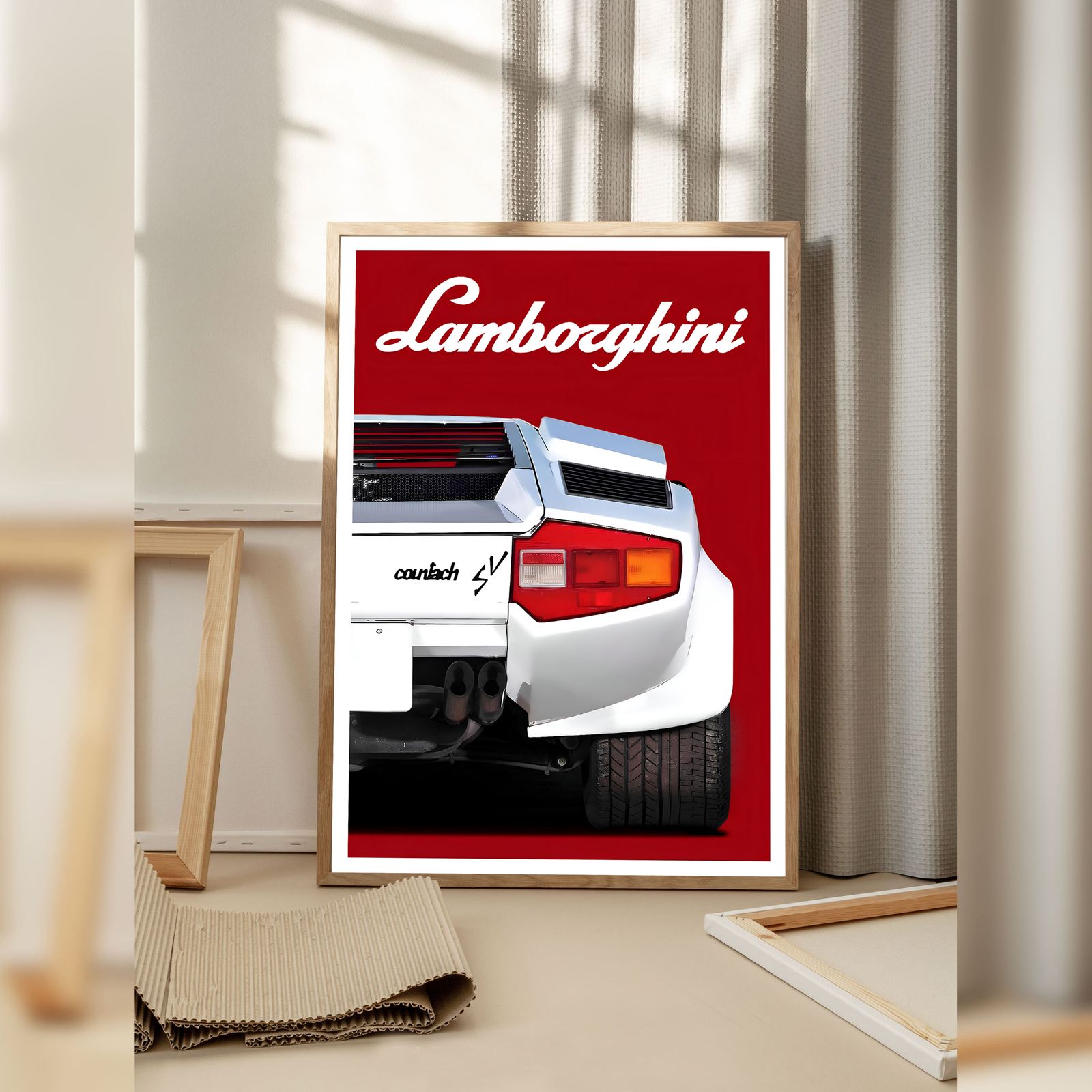 Lamborghini Countach Poster