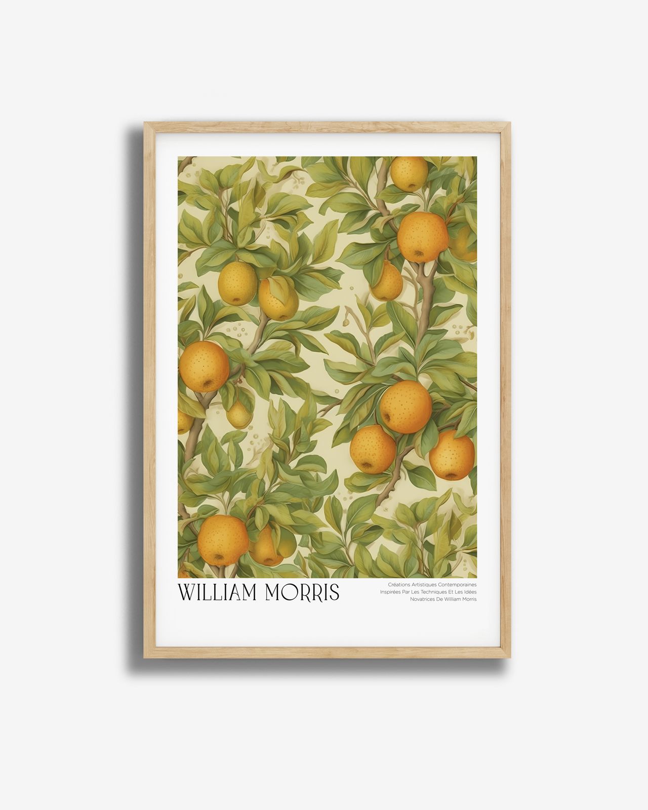 William Morris citrus kunstposter